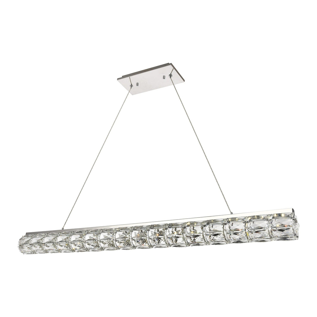 Valetta Crystal Chandelier, 48.4", by Elegant