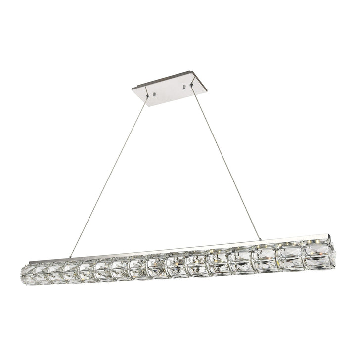 Valetta Crystal Chandelier, 48.4", by Elegant