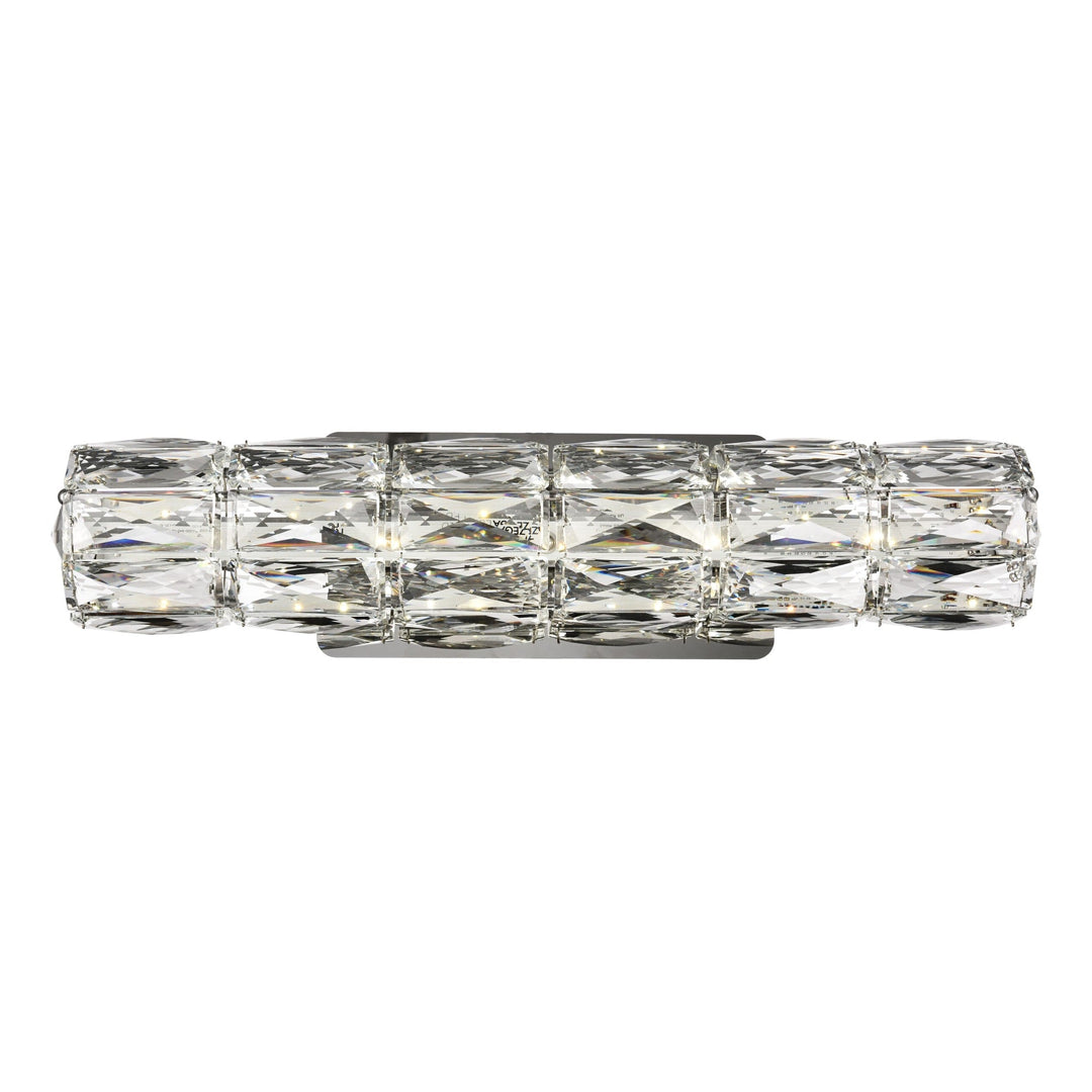 Valetta Crystal Wall Sconce in Chrome by Elegant