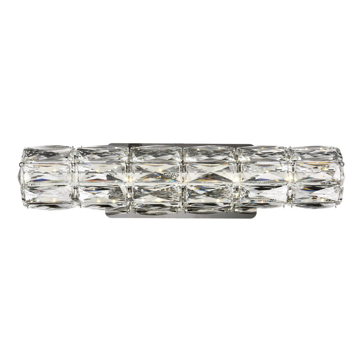 Valetta Crystal Wall Sconce in Chrome by Elegant