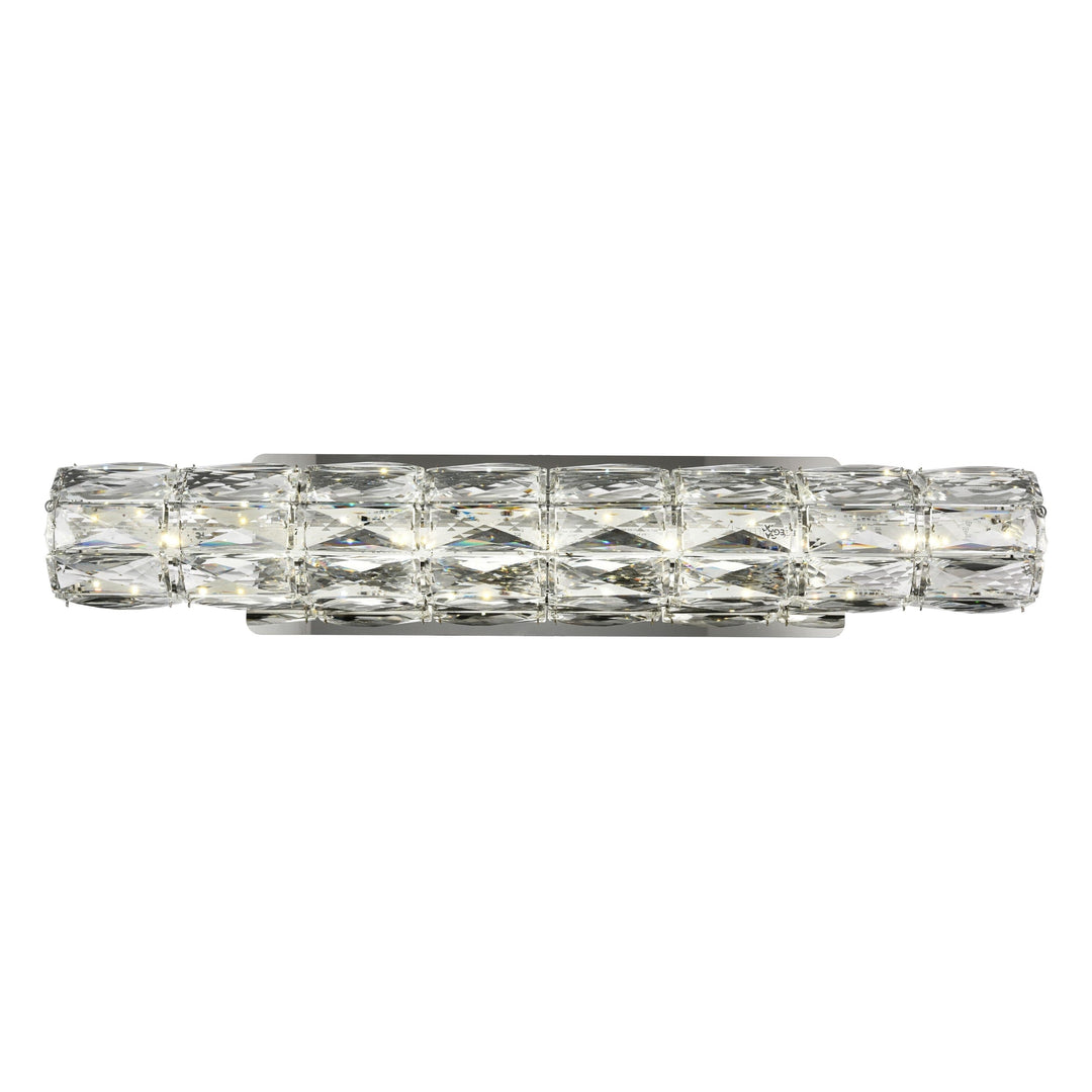 Valetta Crystal Wall Sconce in Chrome by Elegant