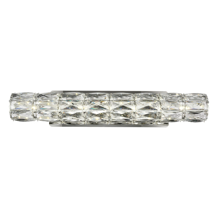 Valetta Crystal Wall Sconce in Chrome by Elegant