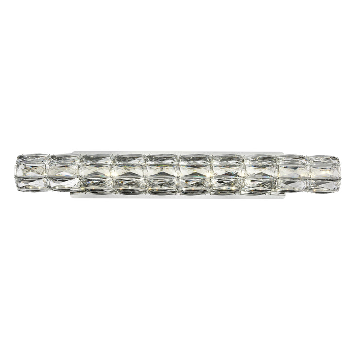 Valetta Crystal Wall Sconce in Chrome by Elegant