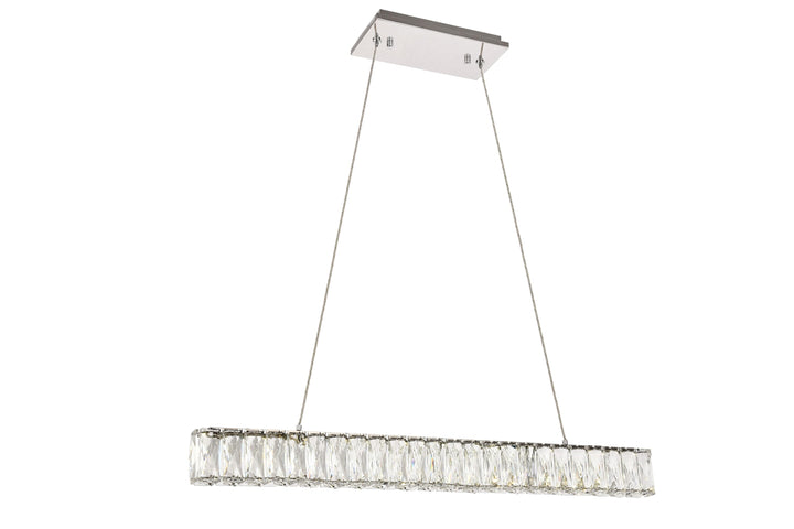 Monroe Crystal Chandelier by Elegant - view 3