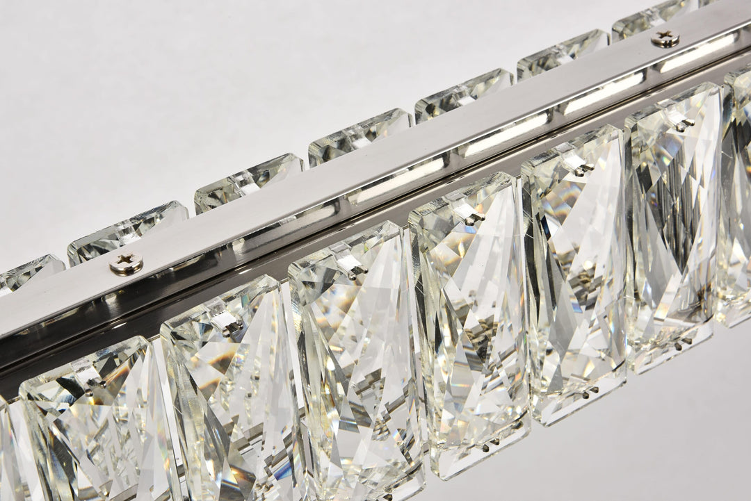 Monroe Crystal Chandelier by Elegant - view 4