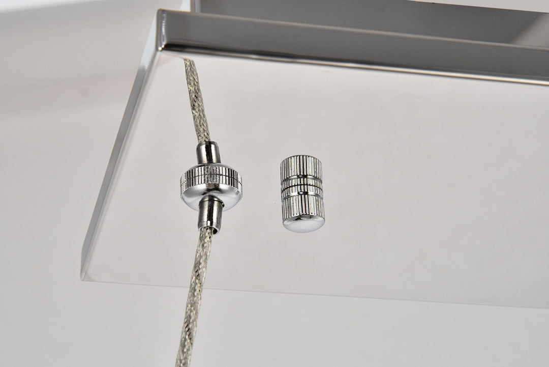 Monroe Crystal Chandelier by Elegant - view 6