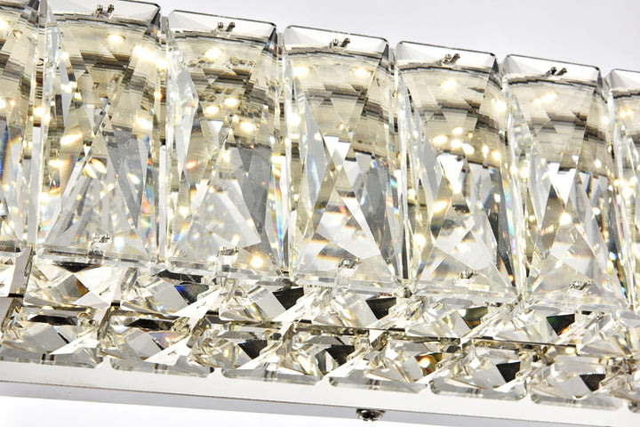 Monroe Crystal Wall Sconce by Elegant - view 6