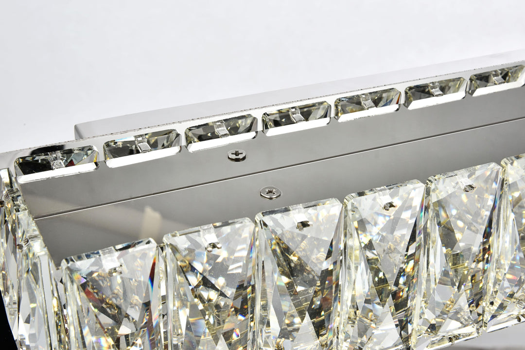 Monroe Crystal Wall Sconce by Elegant - view 19