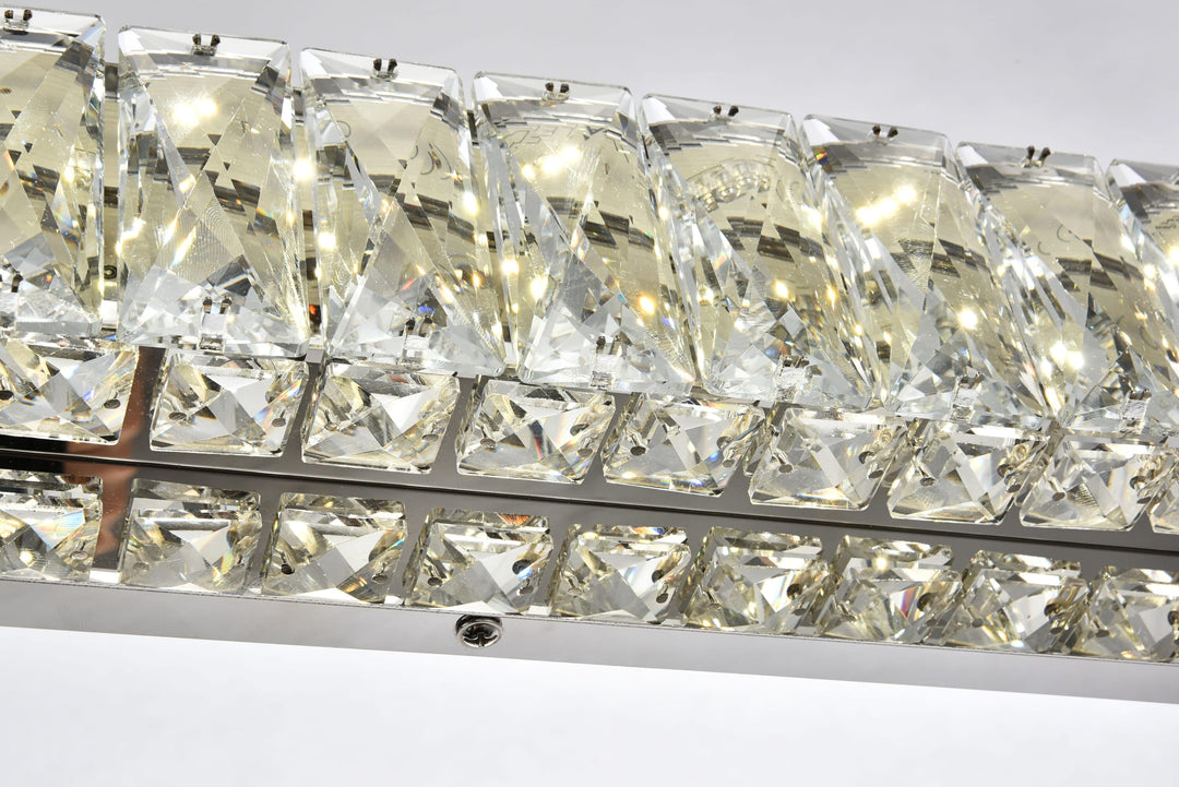 Monroe Crystal Wall Sconce by Elegant - view 21