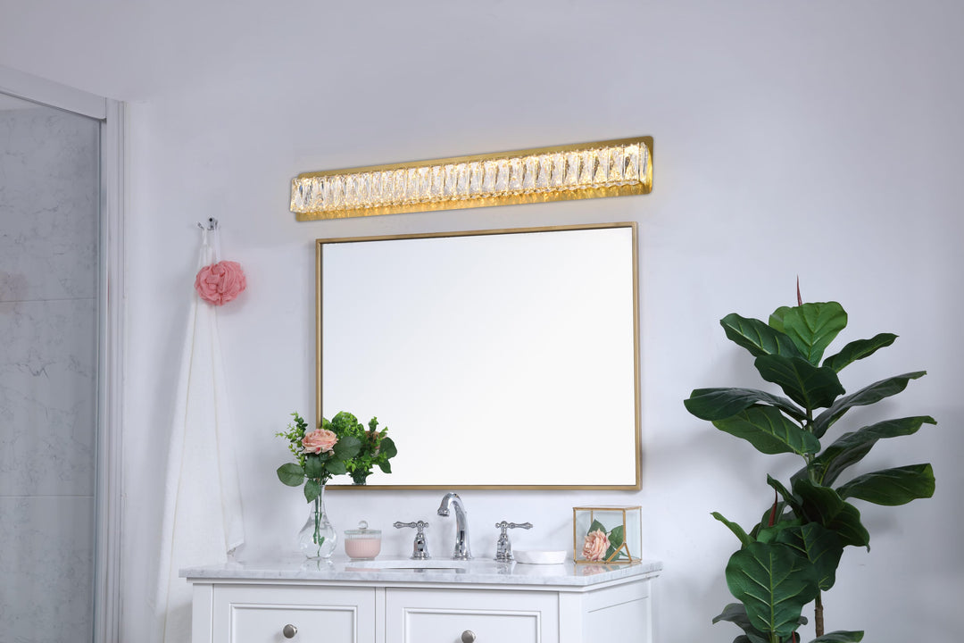 Monroe Crystal Wall Sconce by Elegant - view 44