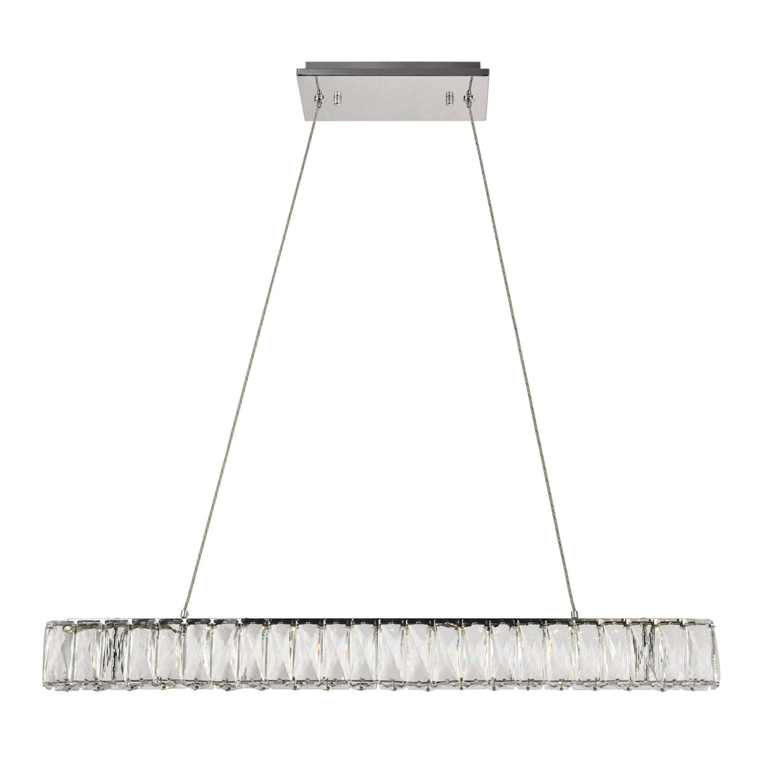 Monroe Crystal Chandelier, 31.1", by Elegant