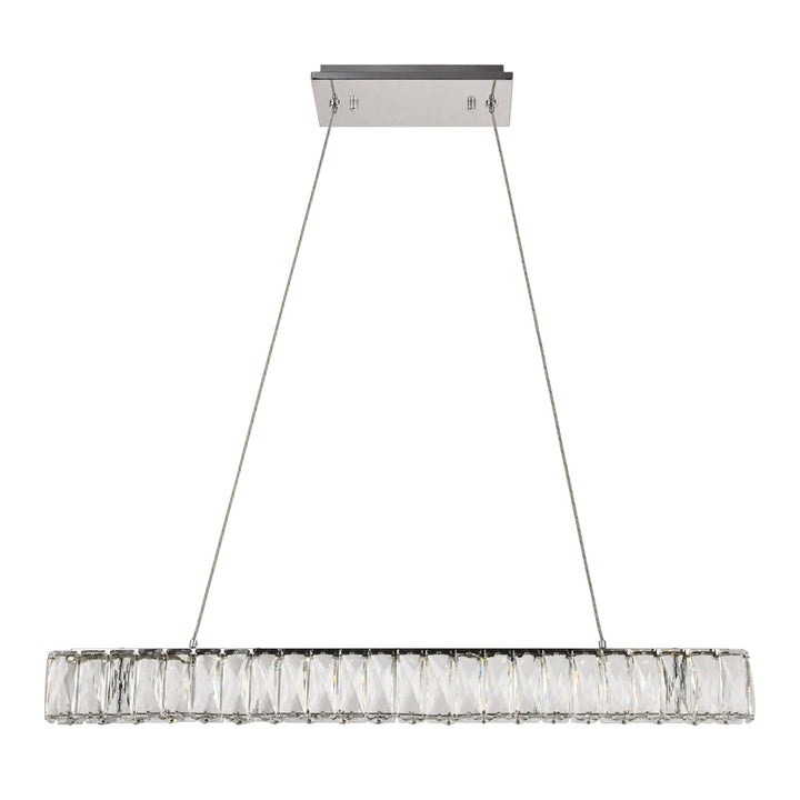 Monroe Crystal Chandelier, 31.1", by Elegant