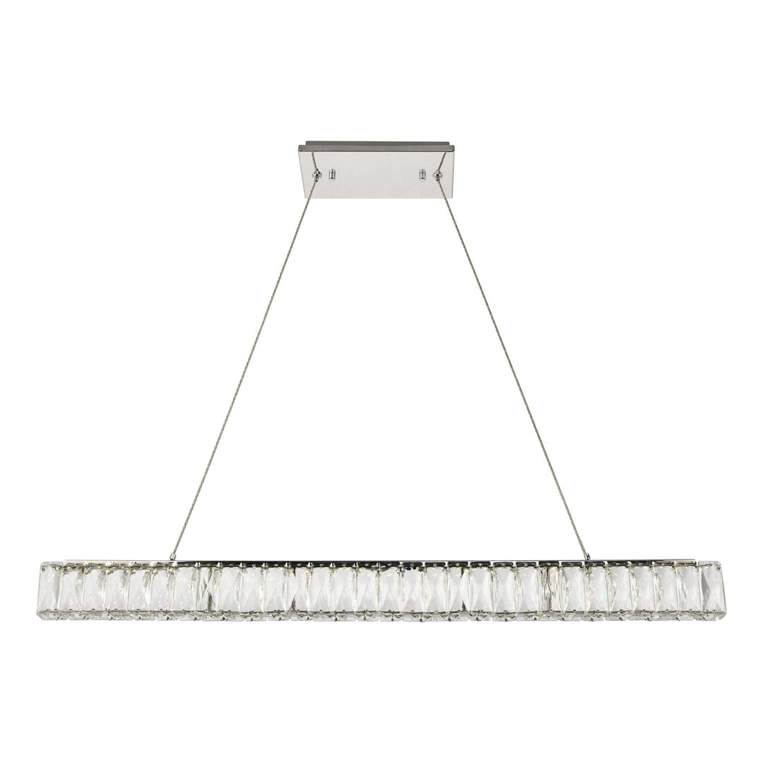 Monroe Crystal Chandelier, 38.8", by Elegant
