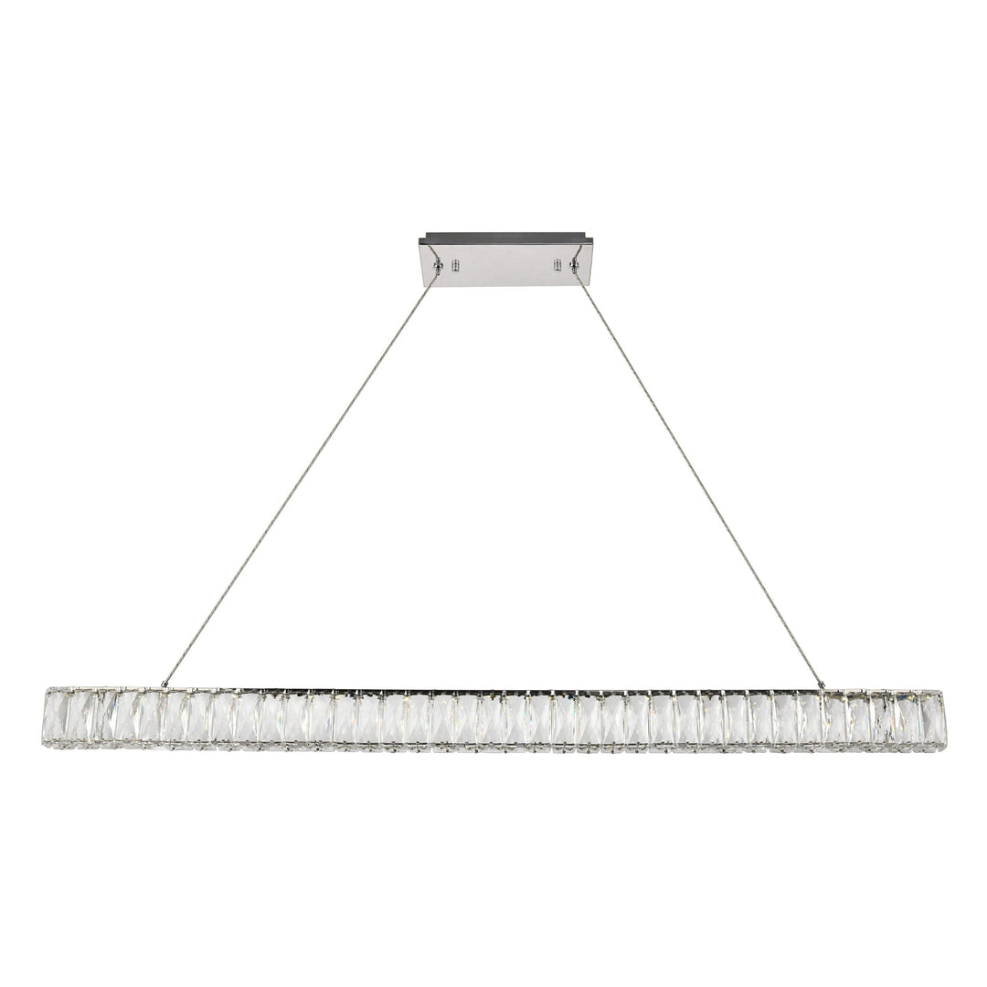 Monroe Crystal Chandelier, 47.6", by Elegant