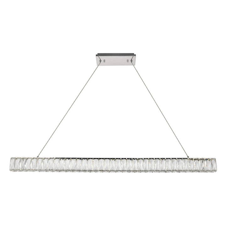 Monroe Crystal Chandelier, 47.6", by Elegant