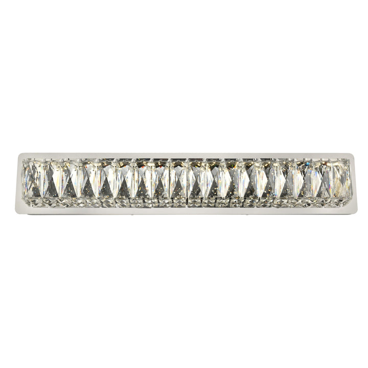 Monroe Crystal Wall Sconce in Chrome by Elegant