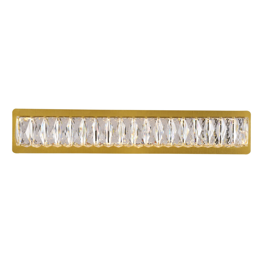 Monroe Crystal Wall Sconce in Gold by Elegant