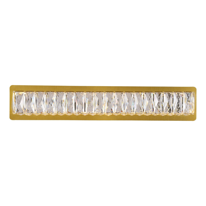 Monroe Crystal Wall Sconce in Gold by Elegant