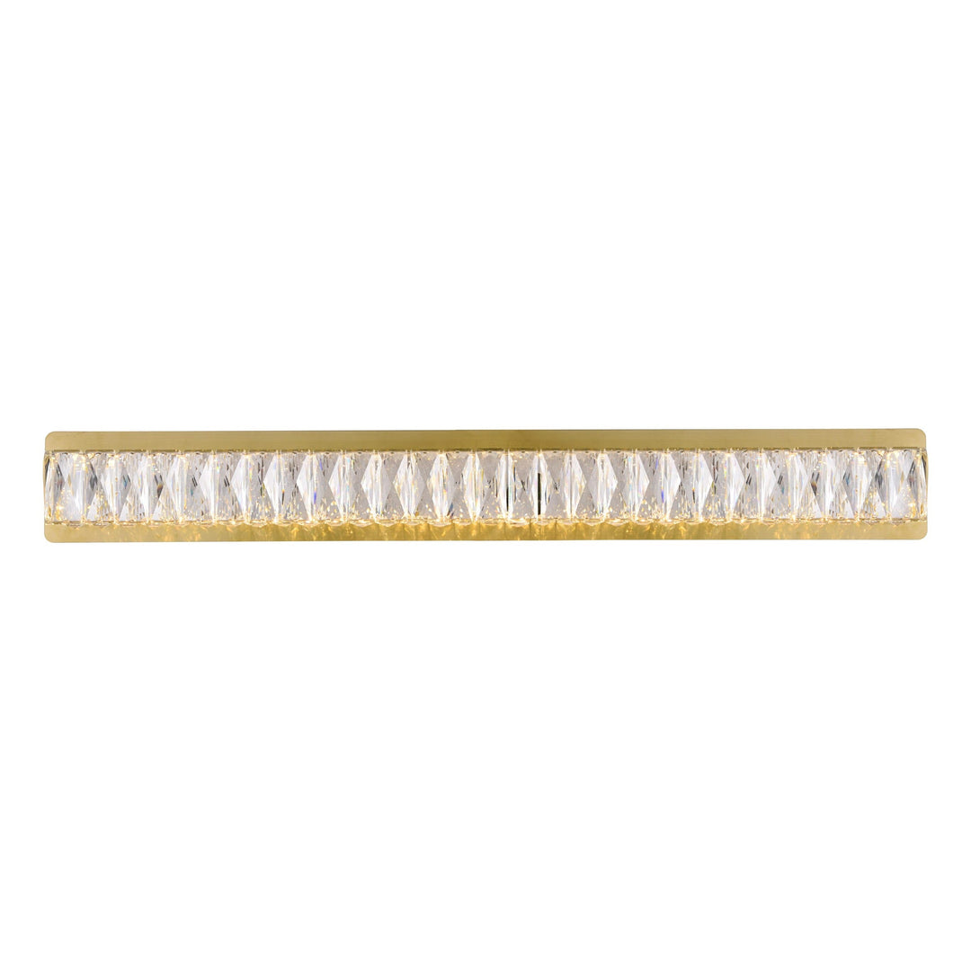 Monroe Crystal Wall Sconce in Gold by Elegant