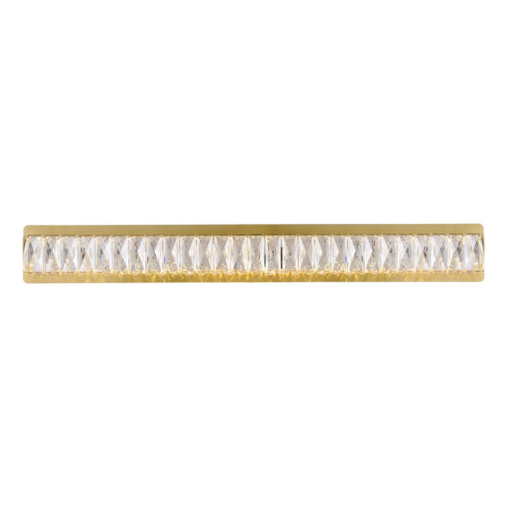 Monroe Crystal Wall Sconce in Gold by Elegant