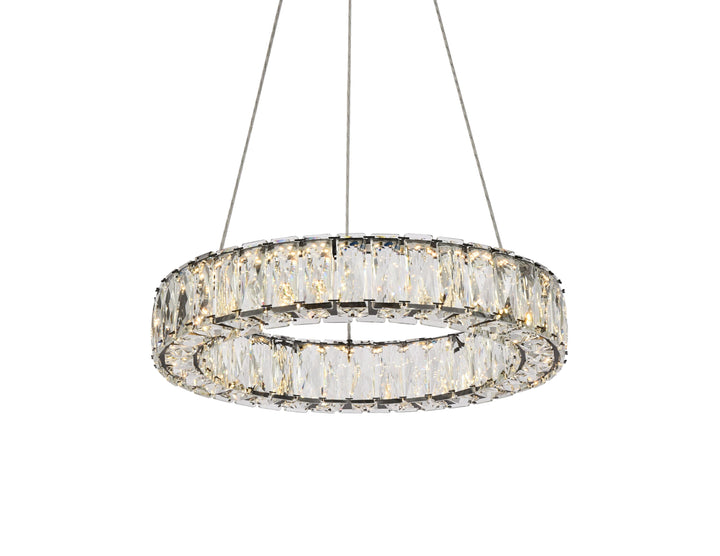 Monroe Crystal Pendant by Elegant - view 3