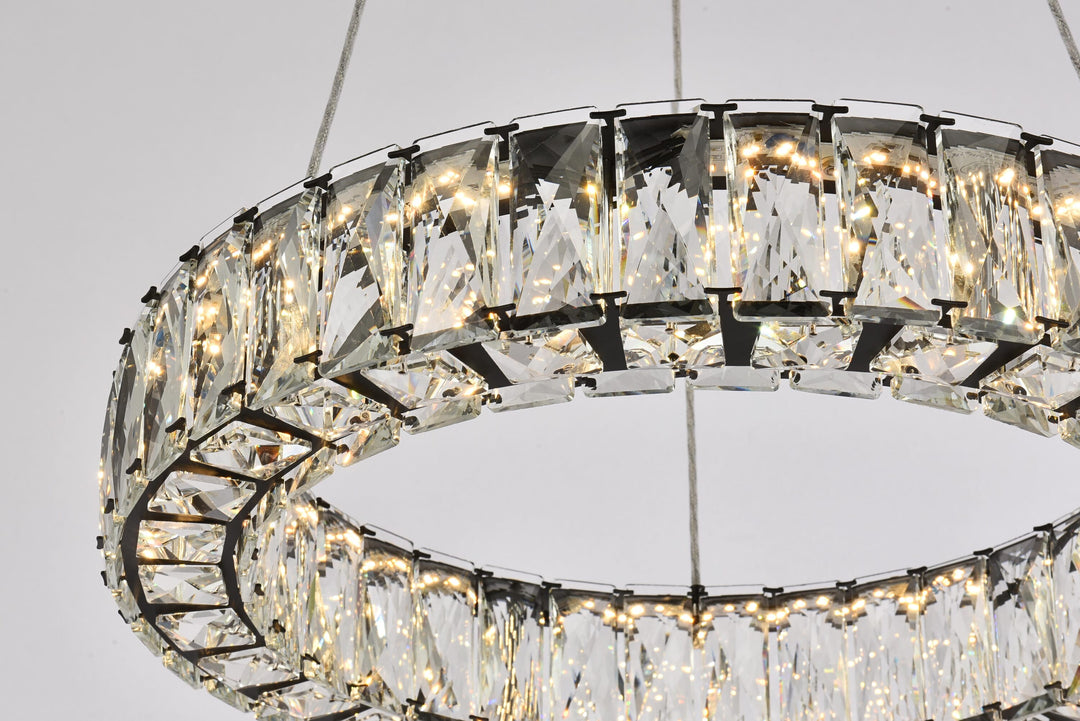 Monroe Crystal Pendant by Elegant - view 4