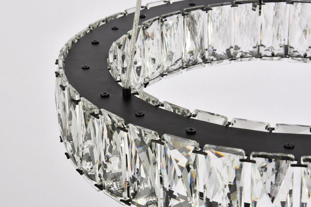 Monroe Crystal Pendant by Elegant - view 5