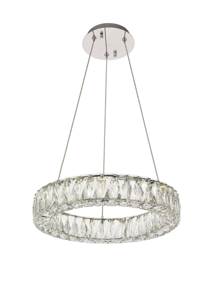 Monroe Crystal Pendant by Elegant - view 9
