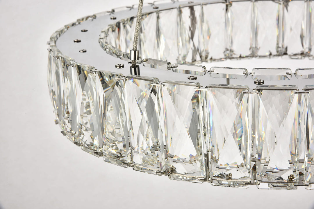 Monroe Crystal Pendant by Elegant - view 10