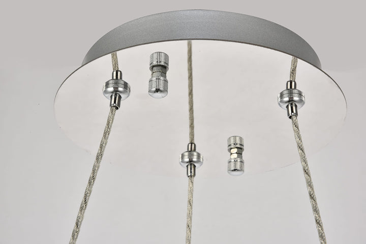Monroe Crystal Pendant by Elegant - view 12
