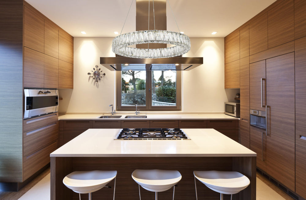 Monroe Crystal Chandelier (3503) by Elegant - view 2