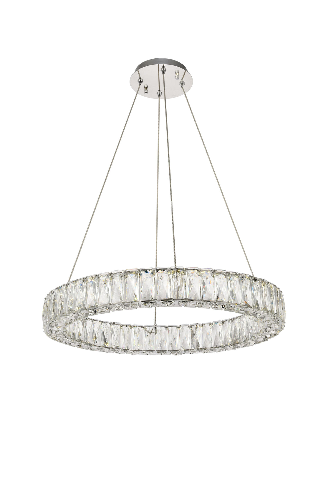 Monroe Crystal Chandelier (3503) by Elegant - view 3