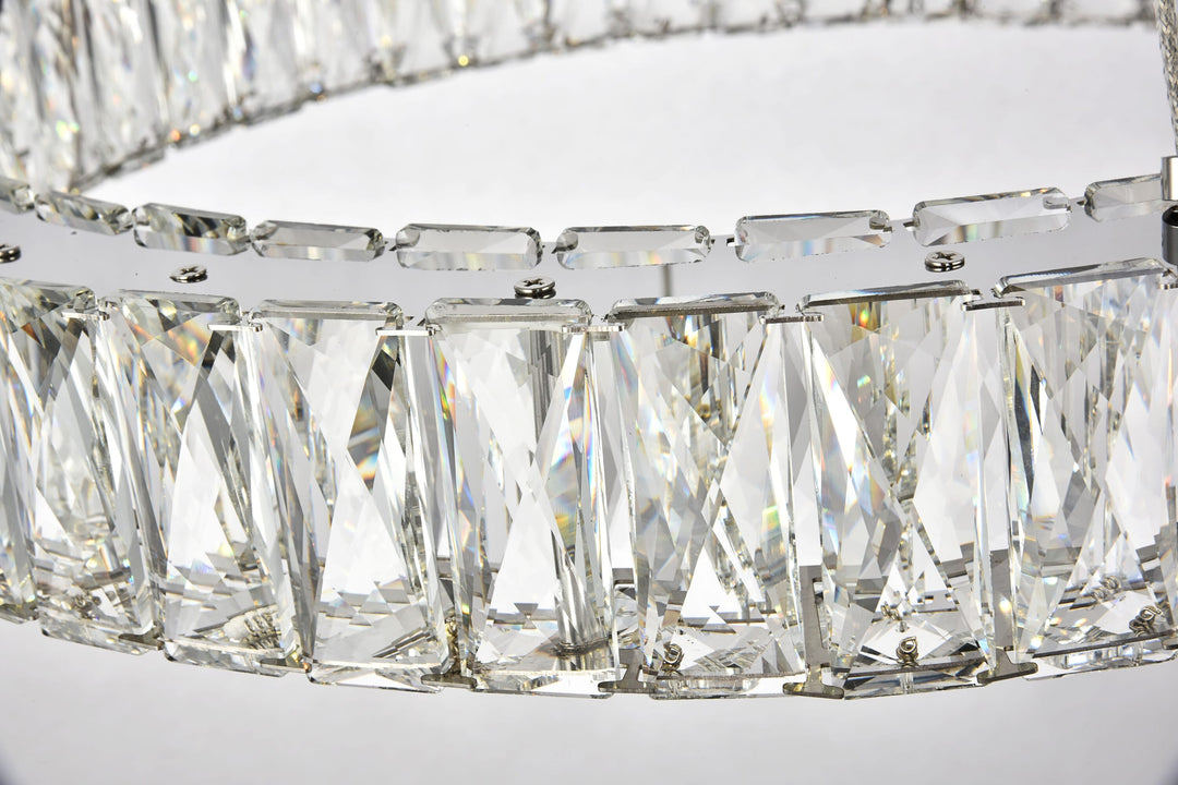 Monroe Crystal Chandelier (3503) by Elegant - view 4