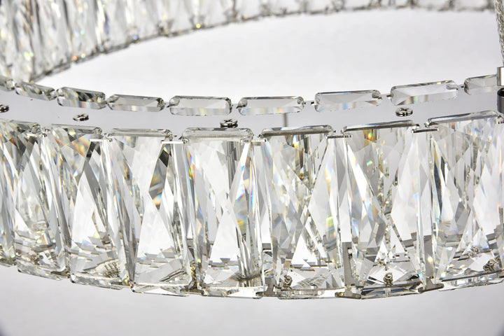 Monroe Crystal Chandelier (3503) by Elegant - view 4