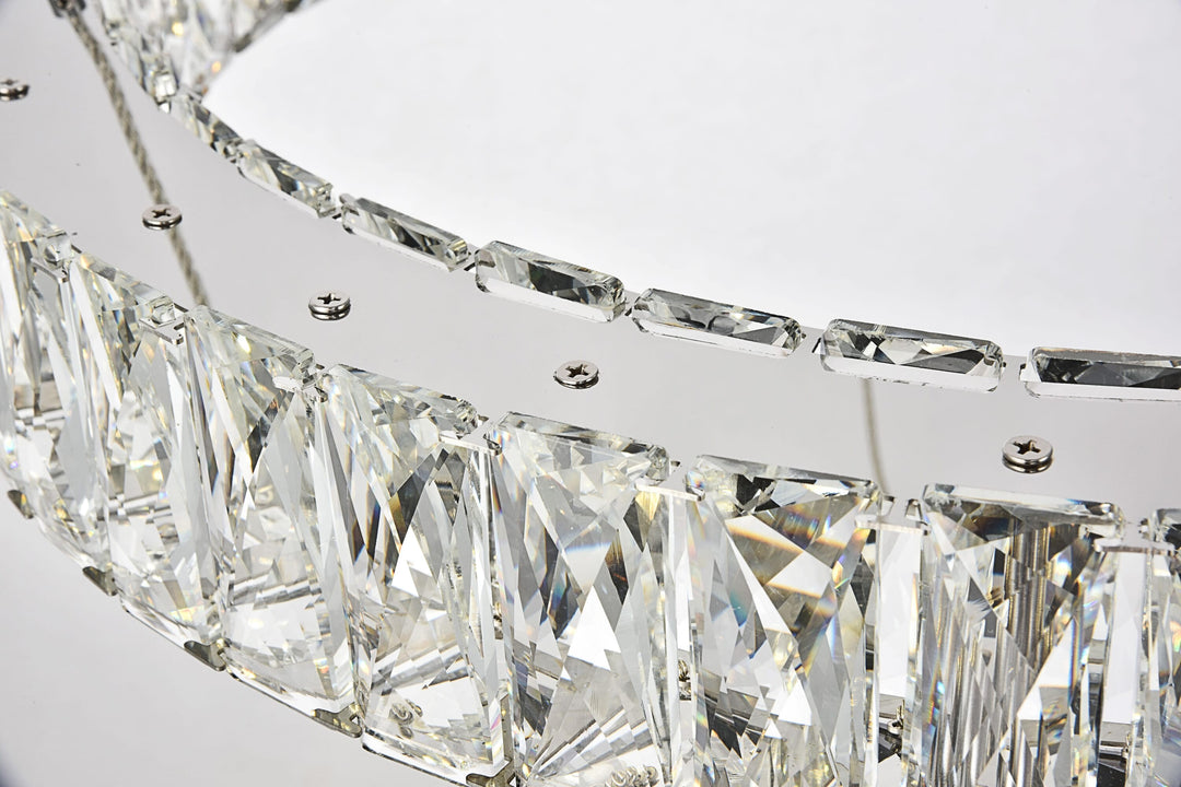 Monroe Crystal Chandelier (3503) by Elegant - view 5