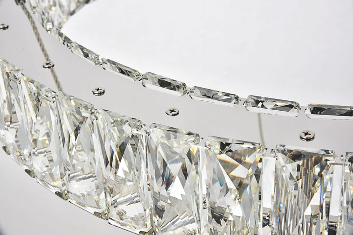 Monroe Crystal Chandelier (3503) by Elegant - view 5