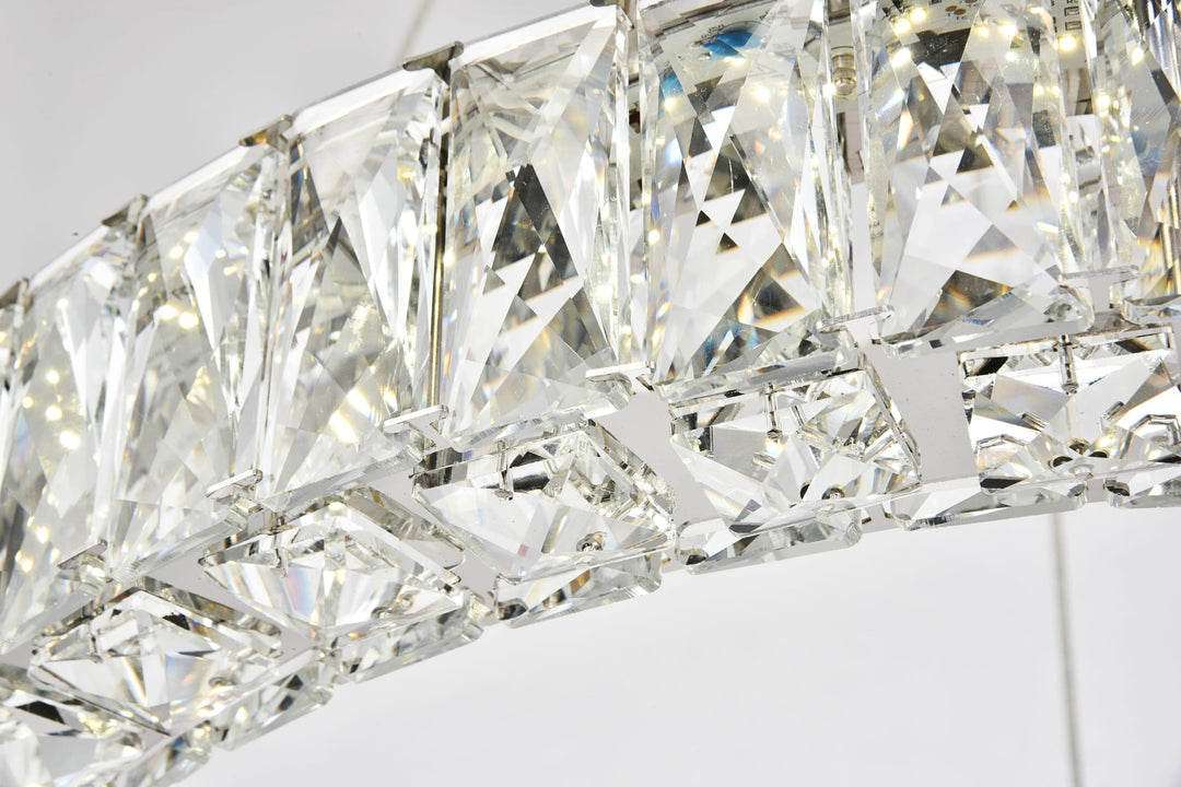 Monroe Crystal Chandelier (3503) by Elegant - view 6