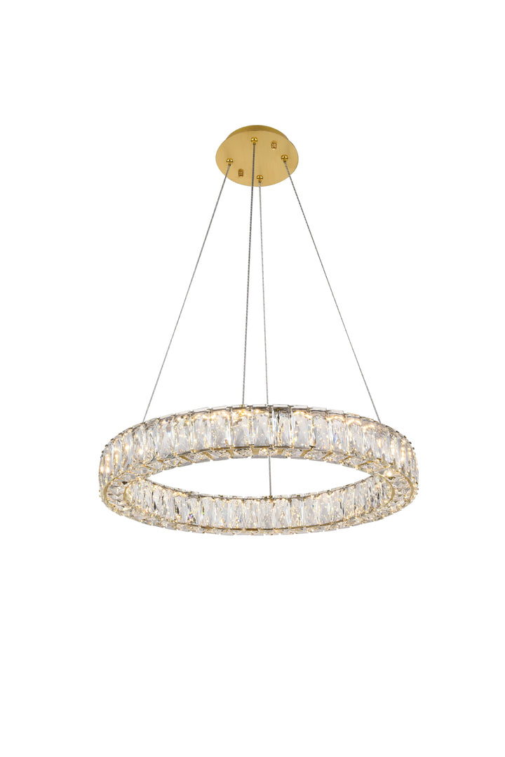Monroe Crystal Chandelier (3503) by Elegant - view 15