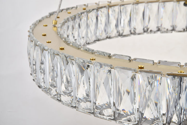 Monroe Crystal Chandelier (3503) by Elegant - view 16