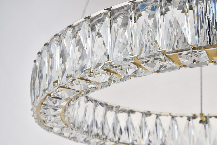 Monroe Crystal Chandelier (3503) by Elegant - view 17