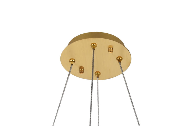 Monroe Crystal Chandelier (3503) by Elegant - view 18