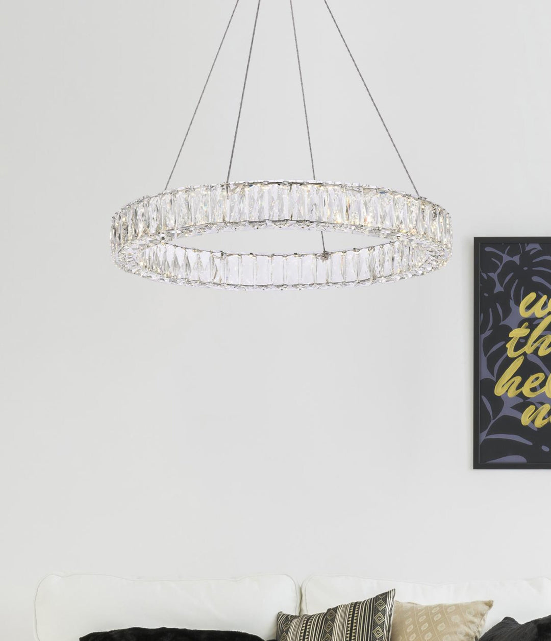 Monroe Crystal Pendant by Elegant - view 68