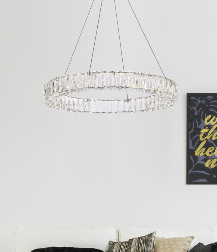Monroe Crystal Pendant by Elegant - view 68