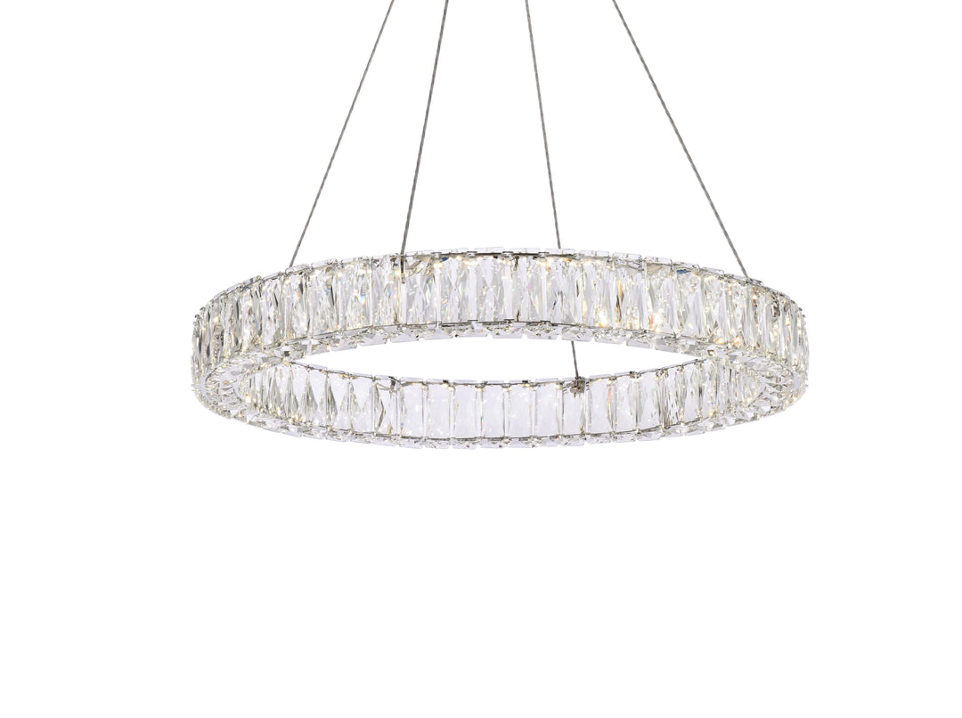 Monroe Crystal Pendant by Elegant - view 69