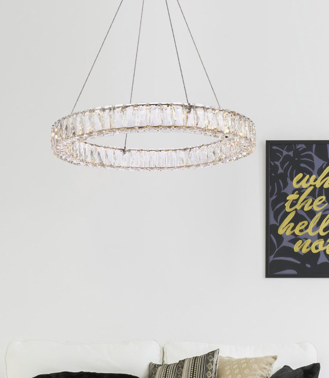 Monroe Crystal Pendant by Elegant - view 74