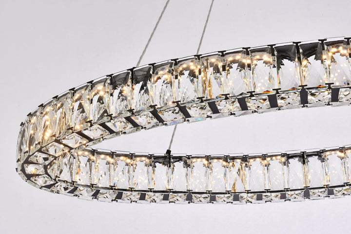Monroe Crystal Pendant by Elegant - view 100