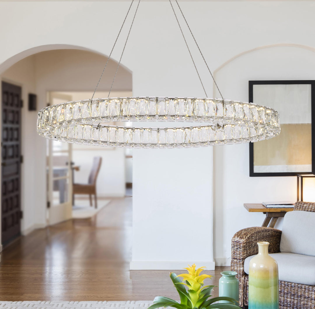 Monroe Crystal Pendant by Elegant - view 104