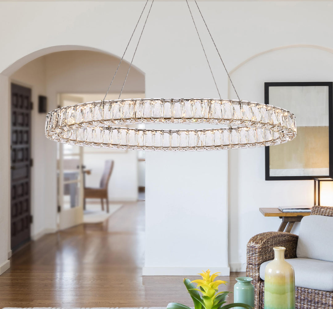 Monroe Crystal Pendant by Elegant - view 110