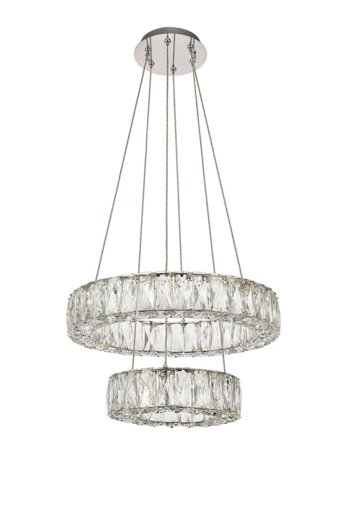 Monroe Crystal Pendant by Elegant - view 15