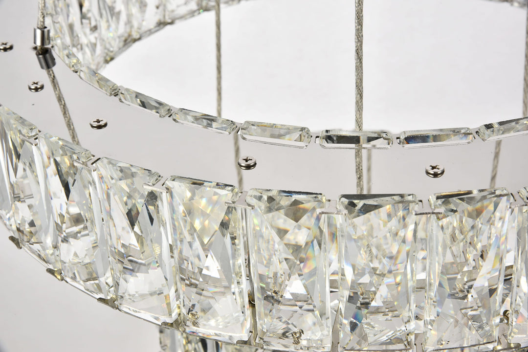 Monroe Crystal Pendant by Elegant - view 16